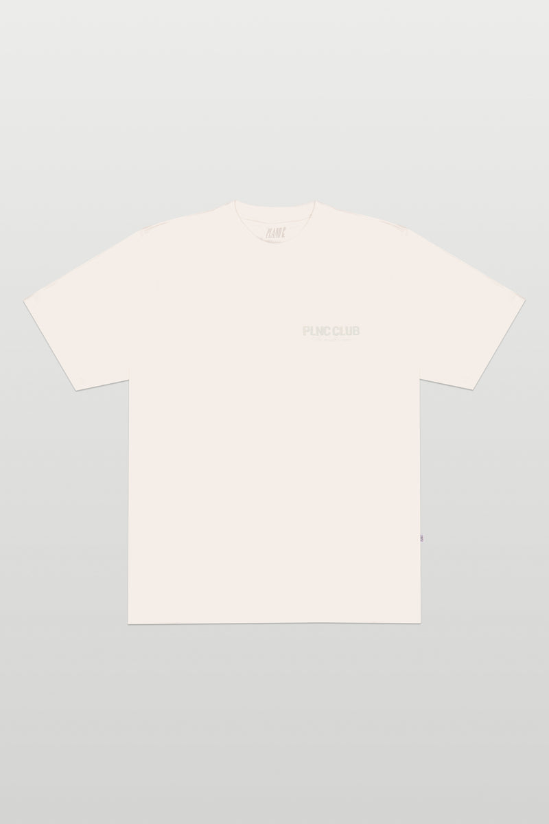 CAMISETA "PLNC CLUB" OFF WHITE