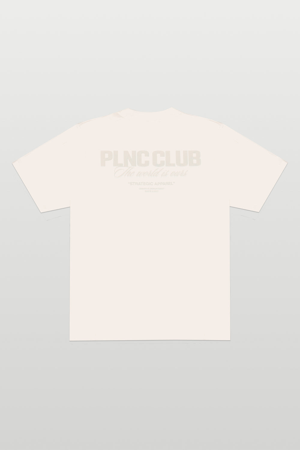 CAMISETA "PLNC CLUB" OFF WHITE