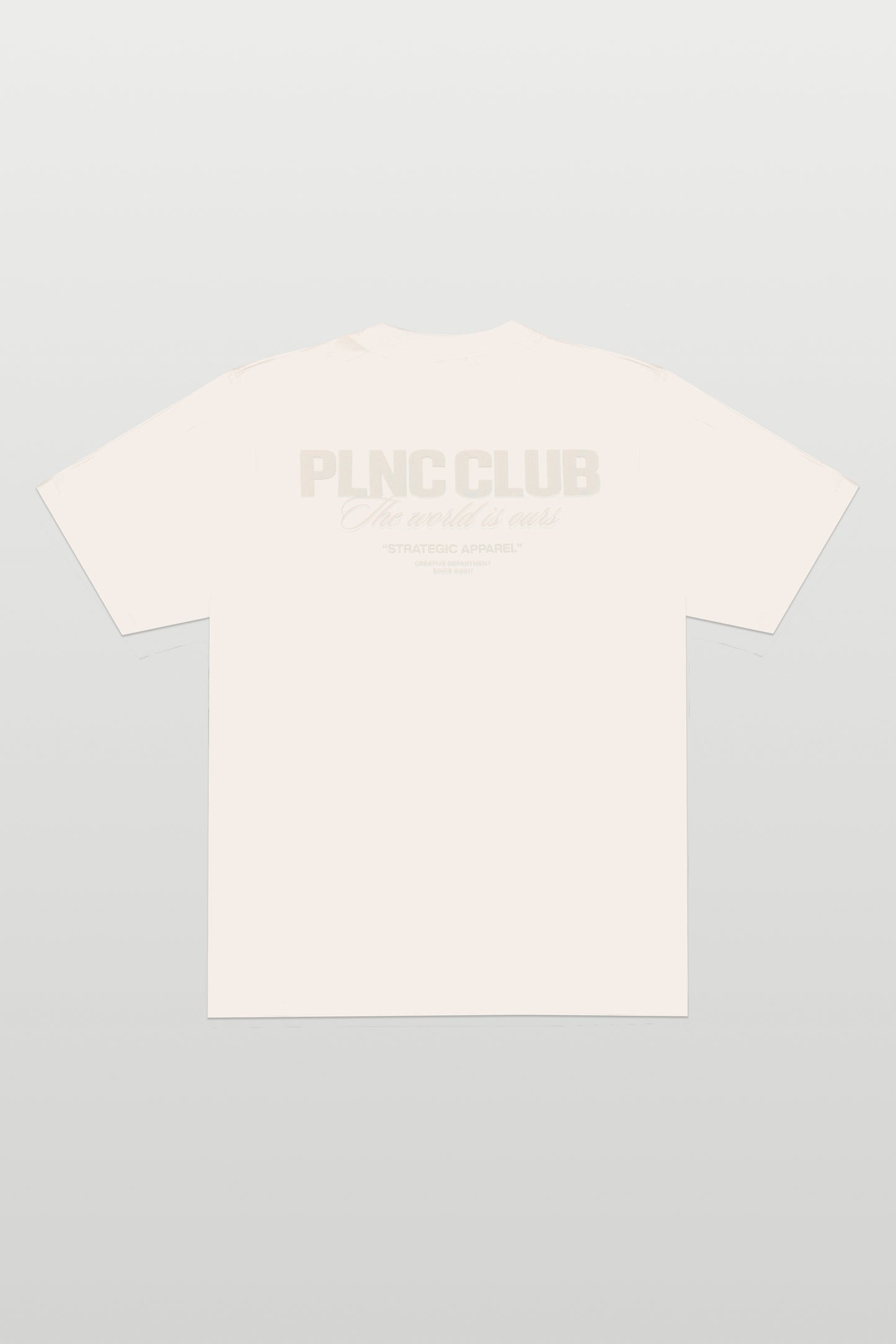 CAMISETA "PLNC CLUB" OFF WHITE