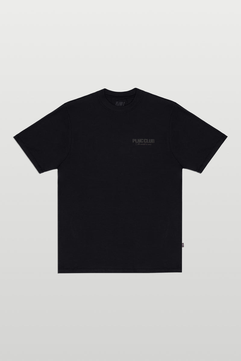 CAMISETA "PLNC CLUB" BLACK
