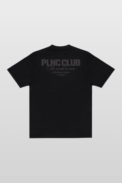CAMISETA "PLNC CLUB" BLACK