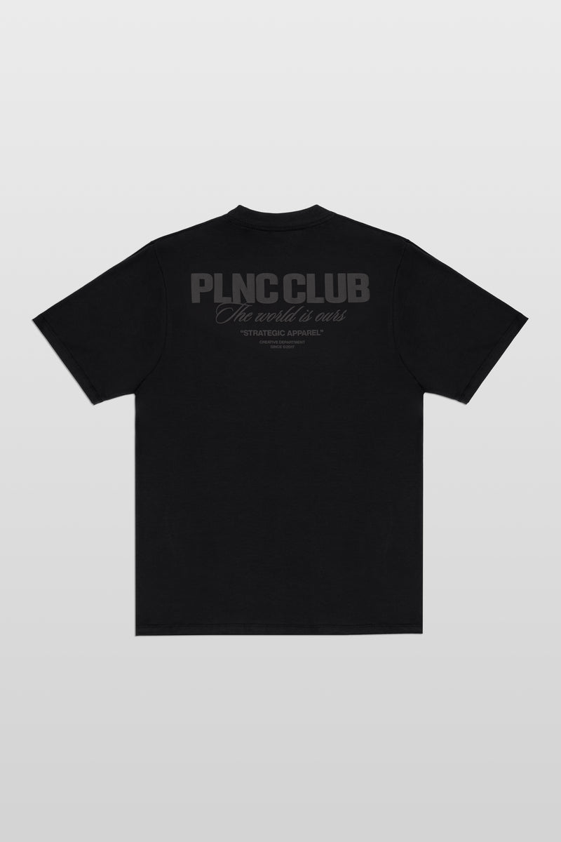 CAMISETA "PLNC CLUB" BLACK