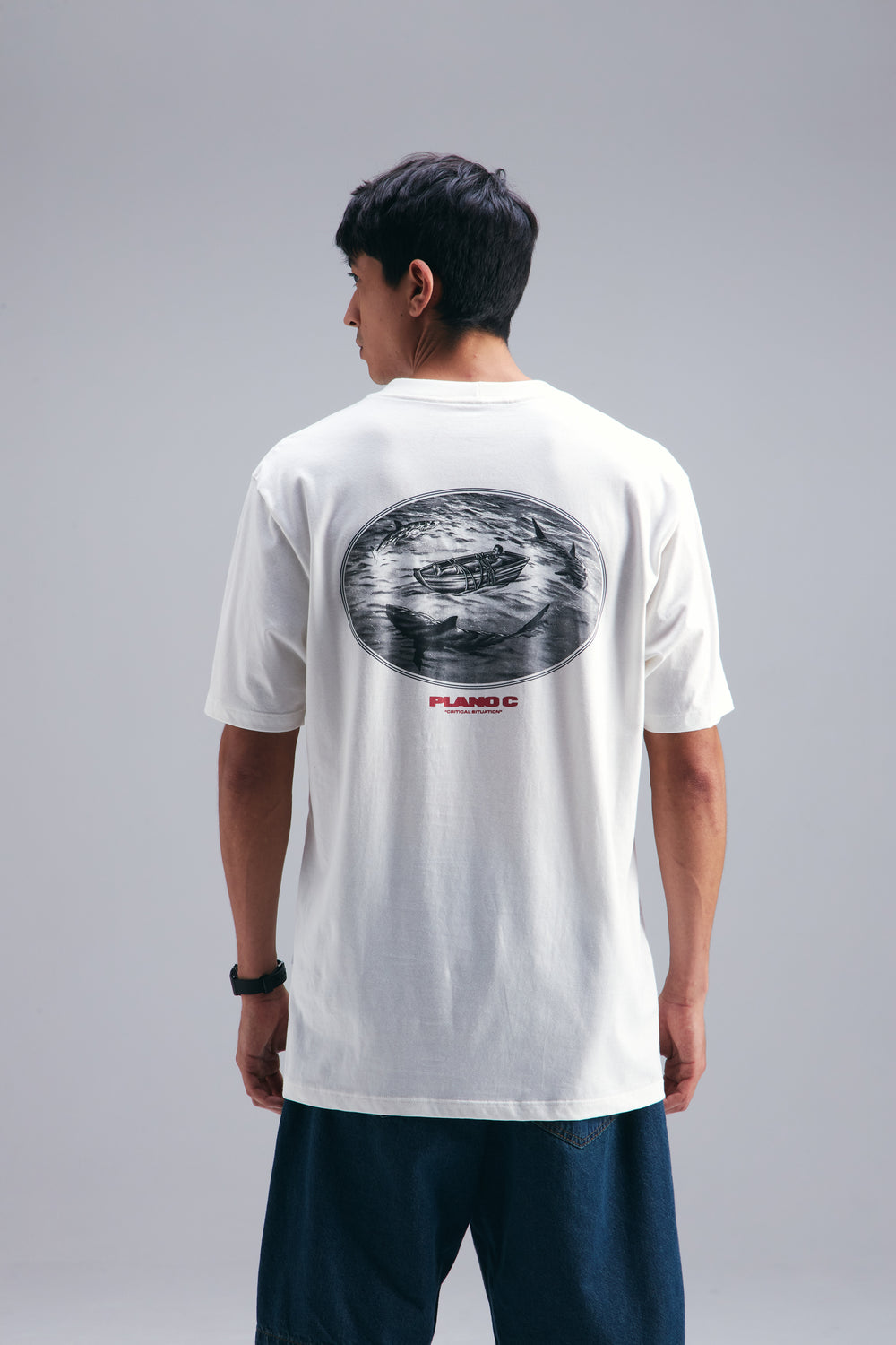 CAMISETA "CRITICAL" OFF WHITE