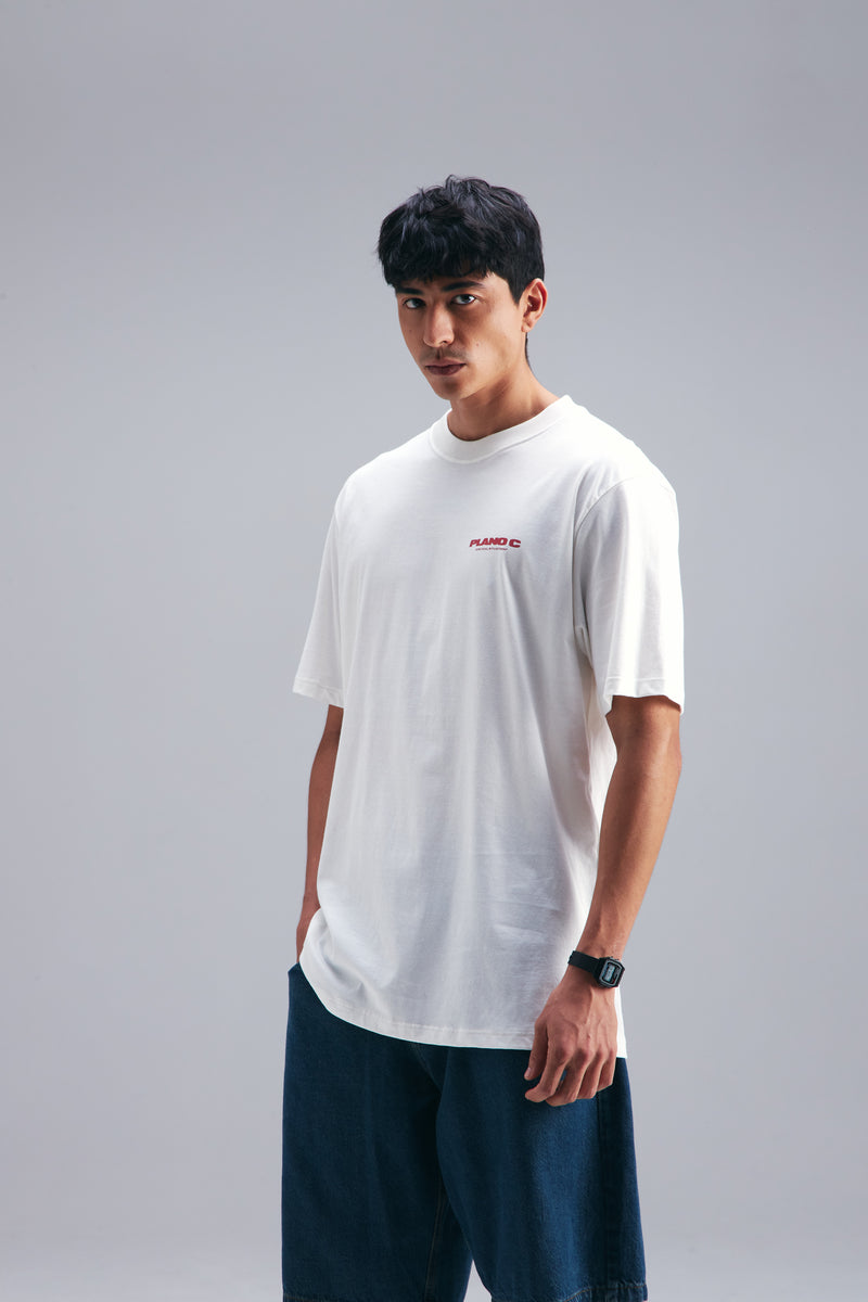 CAMISETA "CRITICAL" OFF WHITE