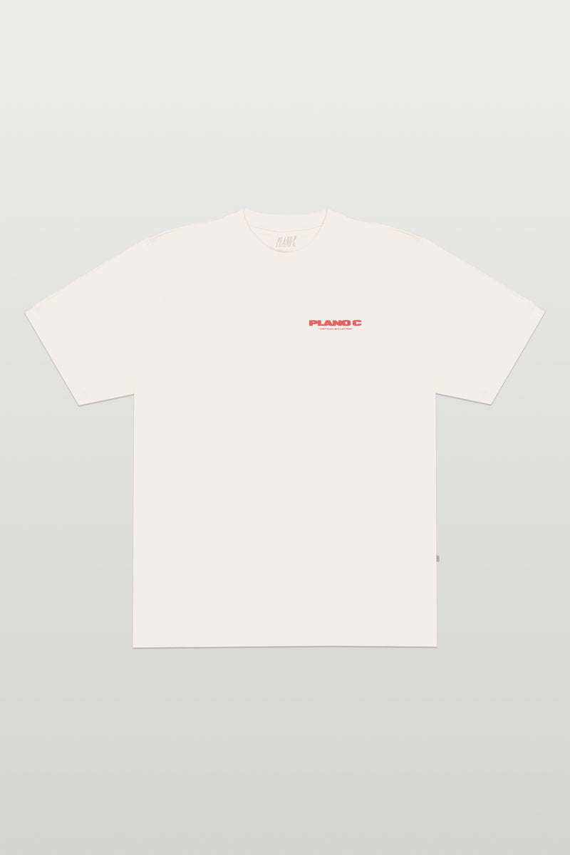 CAMISETA "CRITICAL" OFF WHITE