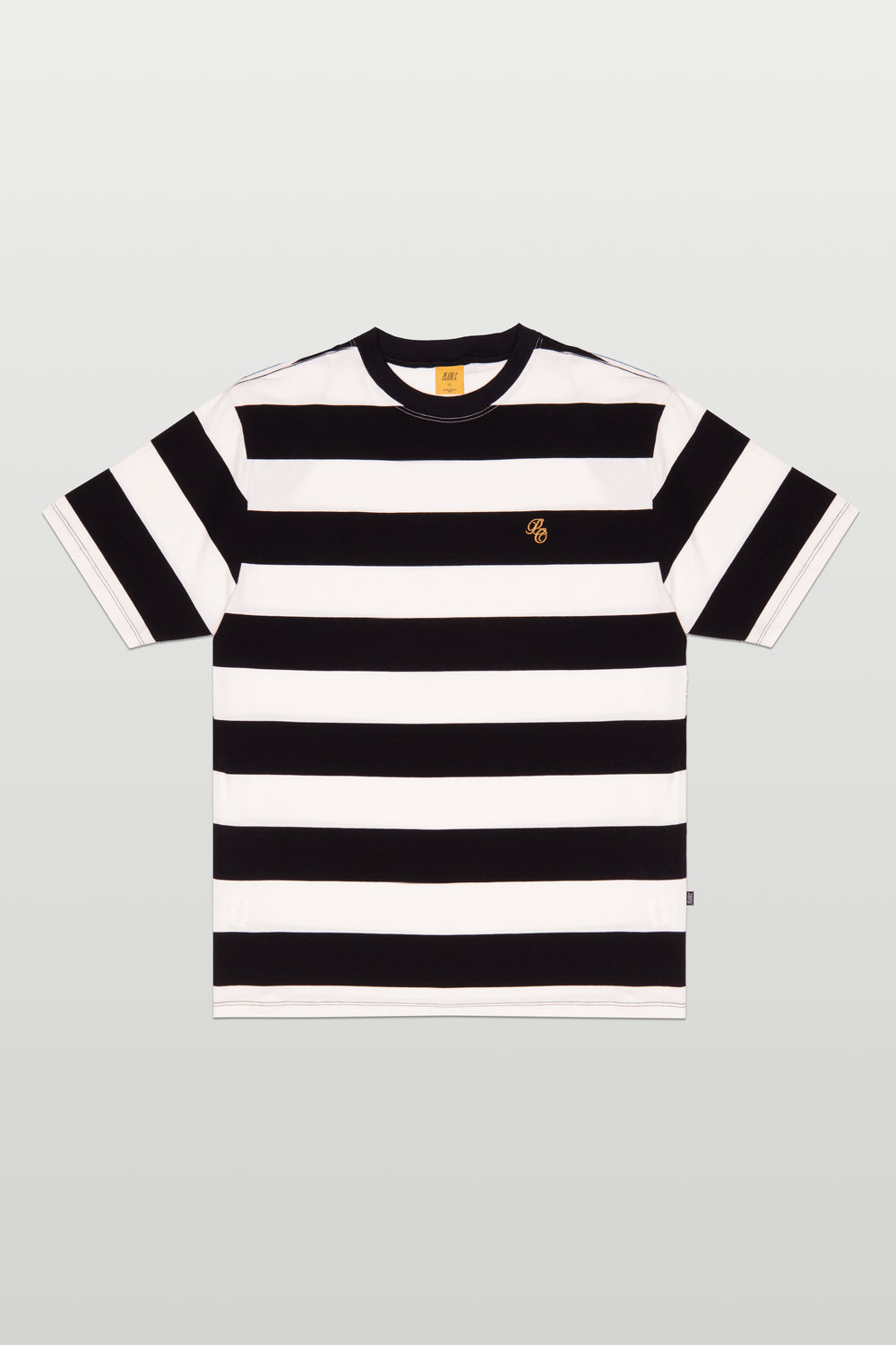 CAMISETA LISTRADA "PC LETTER" BLACK