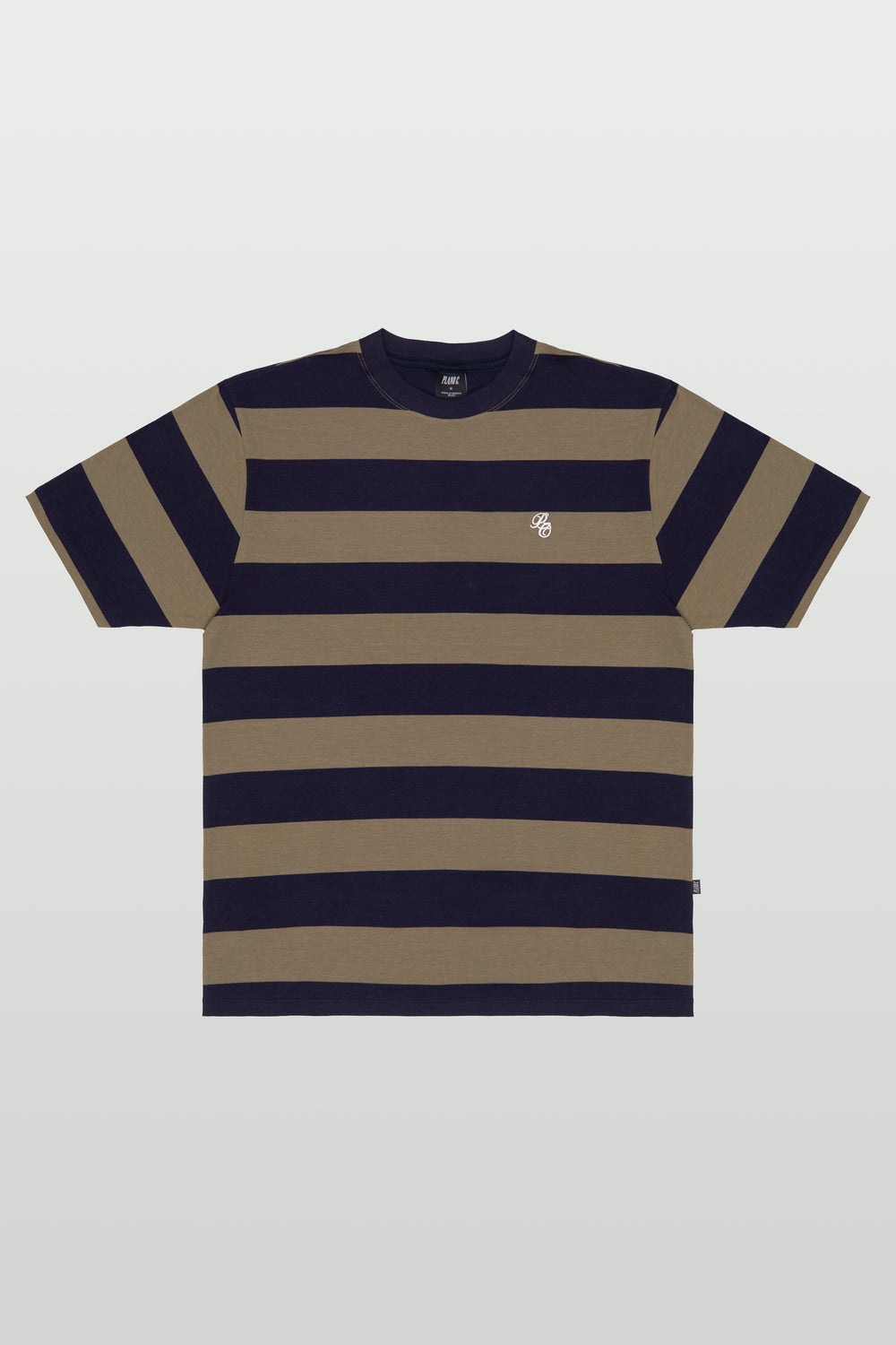 CAMISETA LISTRADA "PC LETTER" GREEN