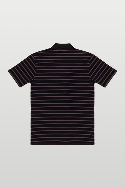 POLO JERSEY BLACK-GRAY