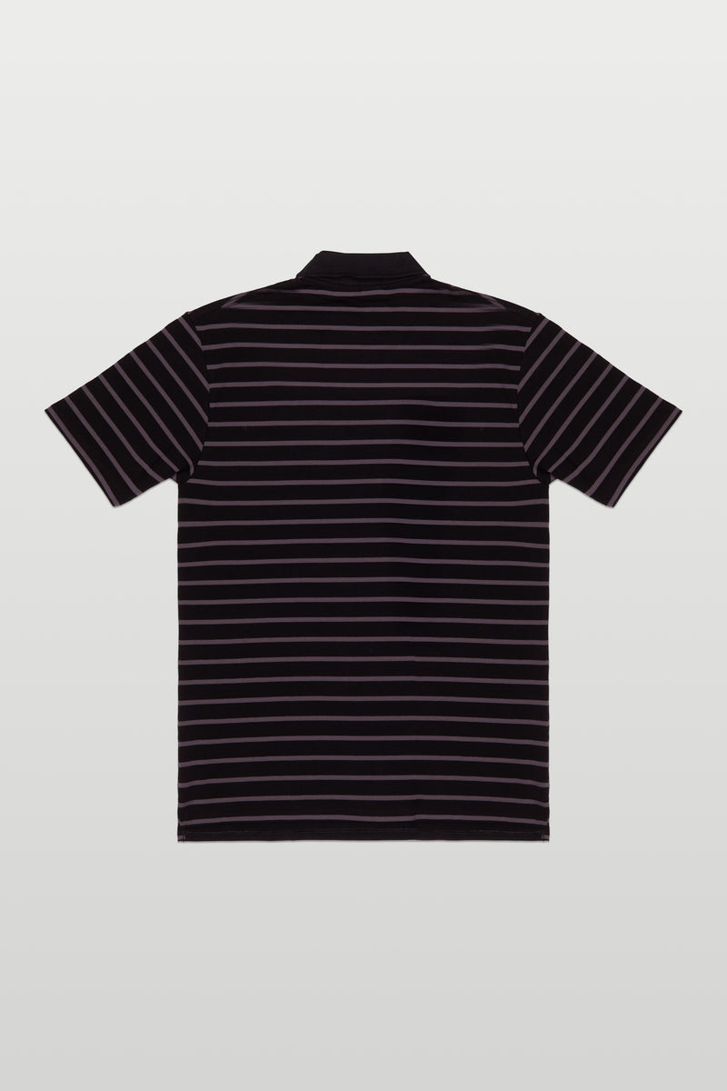 POLO JERSEY BLACK-GRAY