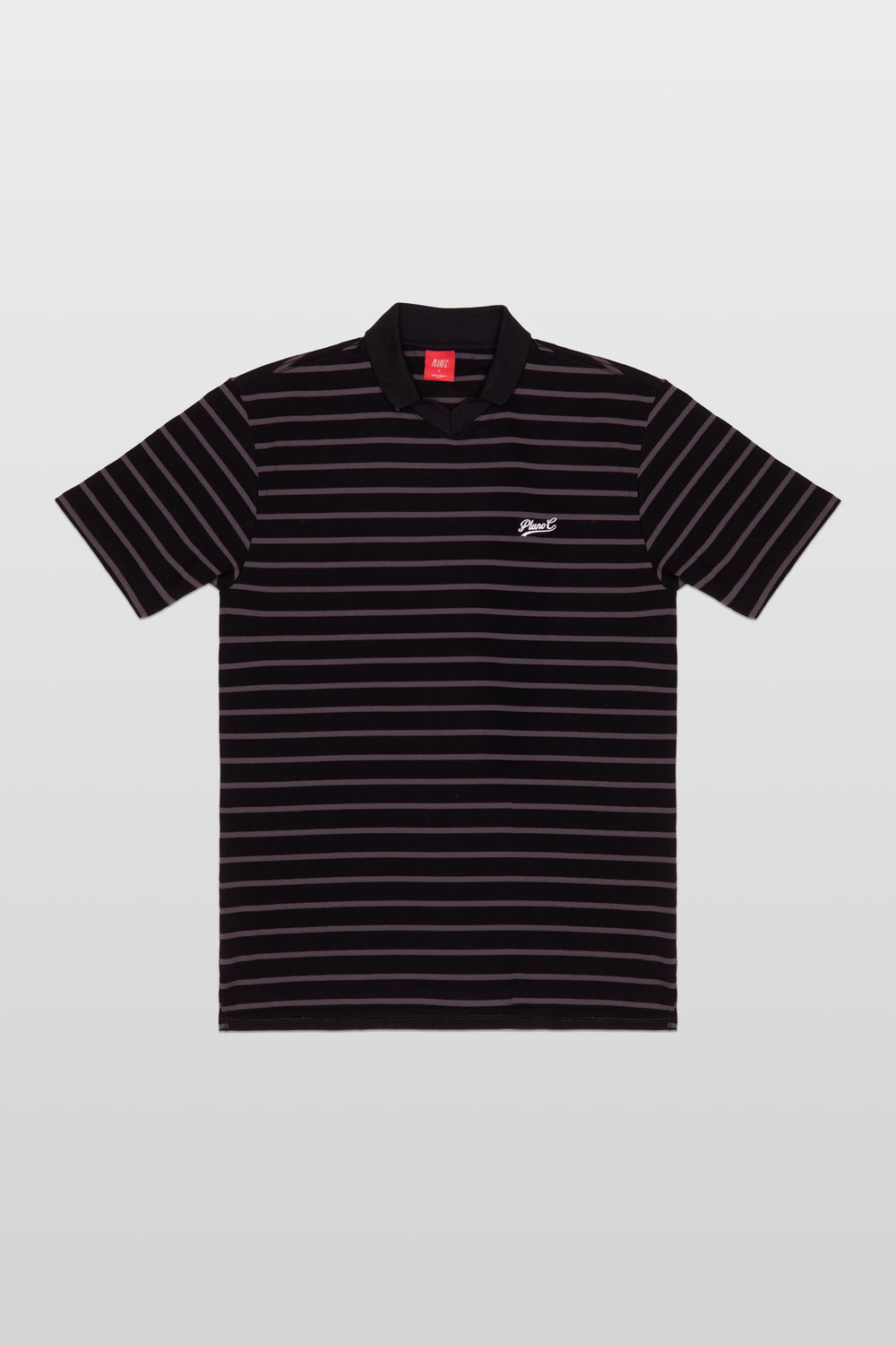POLO JERSEY BLACK-GRAY