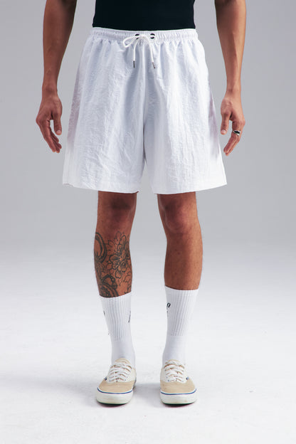 SHORTS "LOGO" WR WHITE