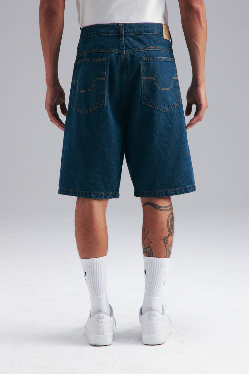BERMUDA DENIM - ARMY WASH