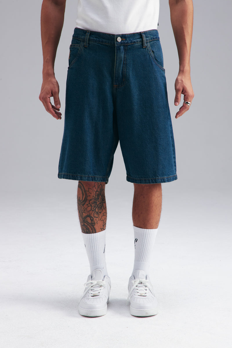 BERMUDA DENIM - ARMY WASH