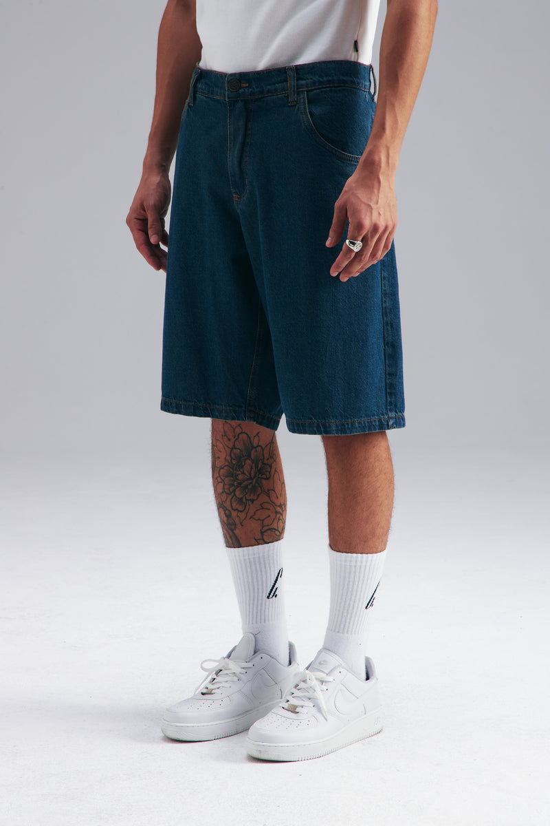 BERMUDA DENIM - ARMY WASH