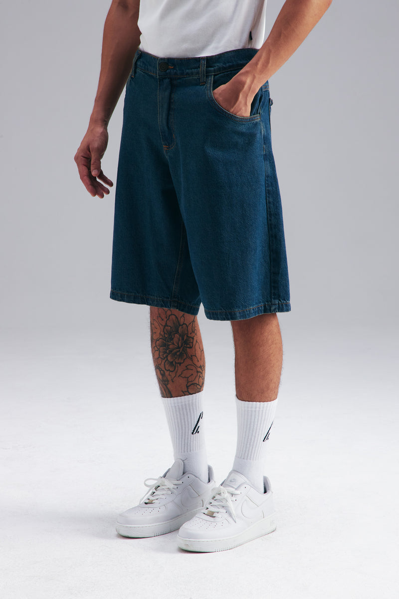 BERMUDA DENIM - ARMY WASH