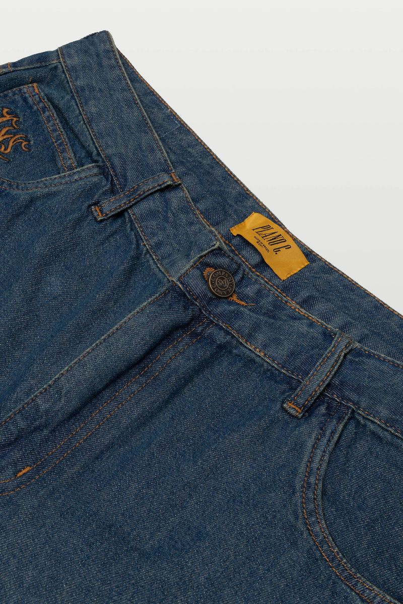 BERMUDA DENIM - ARMY WASH