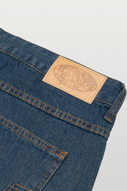 BERMUDA DENIM - ARMY WASH