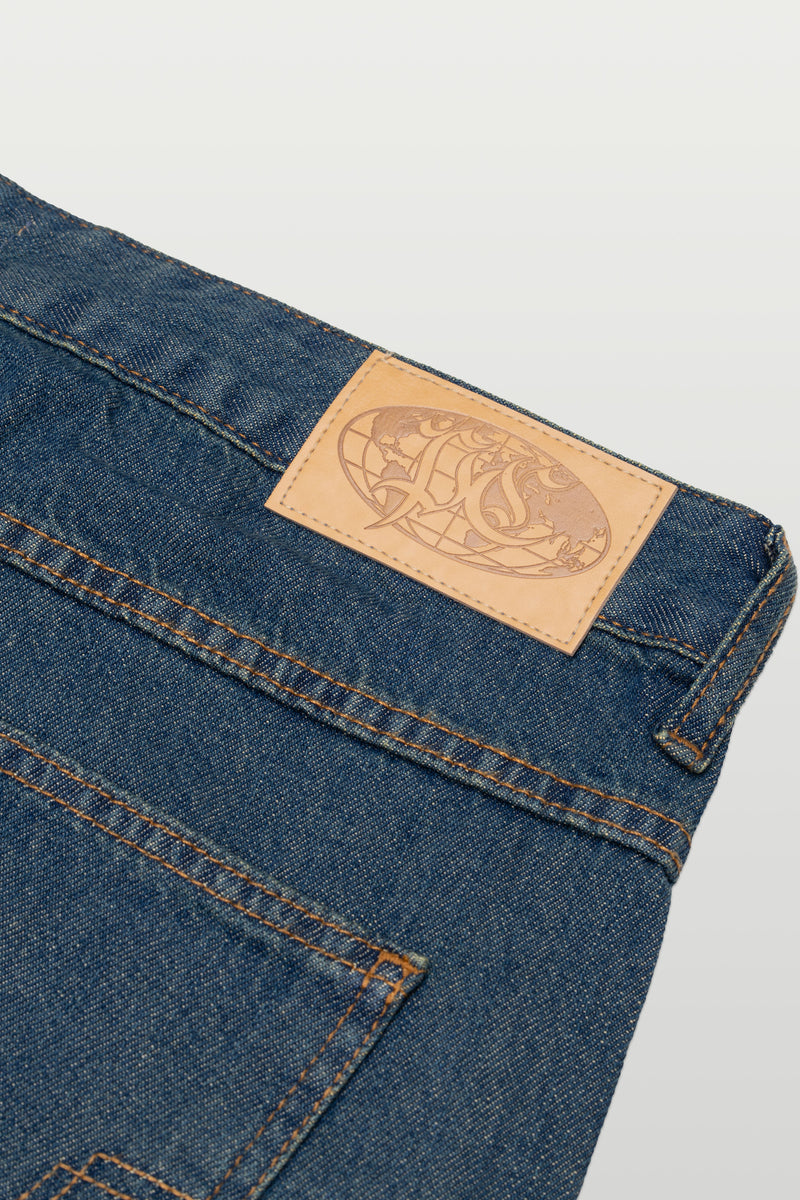BERMUDA DENIM - ARMY WASH
