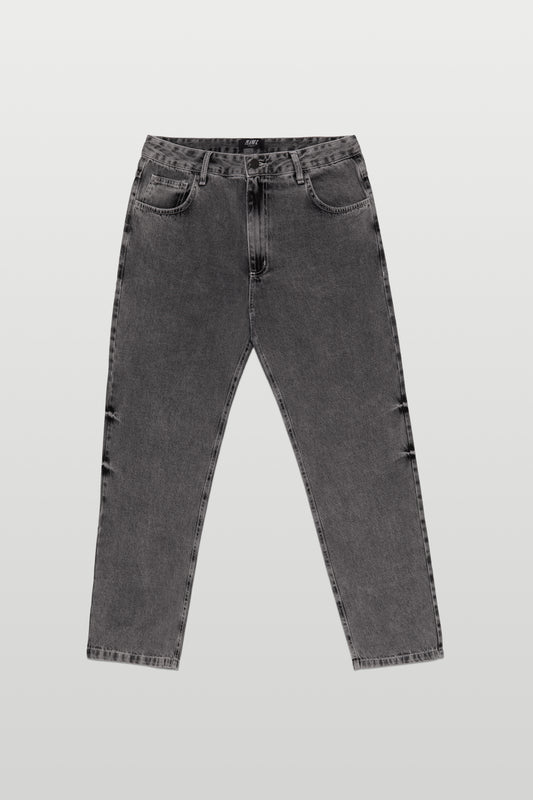 CALÇA BAGGY JEANS - WASHED GREY