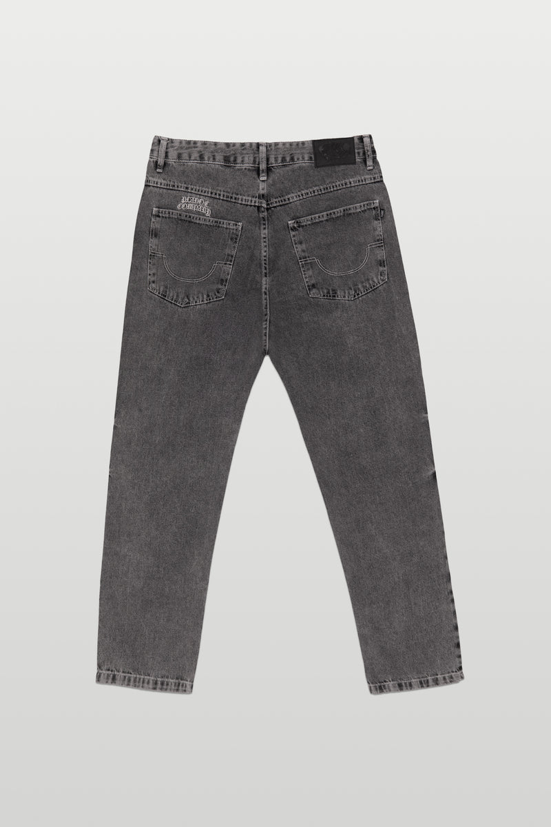 CALÇA BAGGY JEANS - WASHED GREY