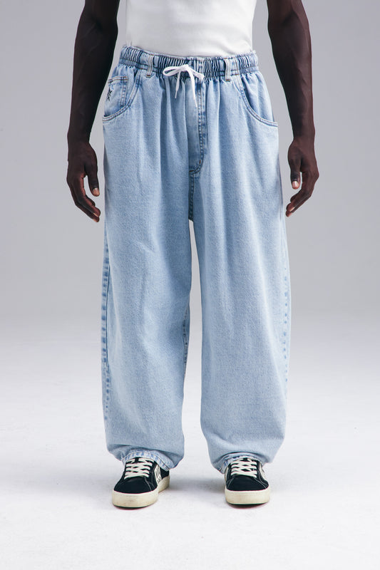 CALÇA BALLON JEANS - LIGHT WASH