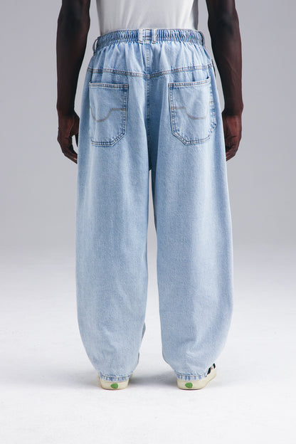 CALÇA BALLON JEANS - LIGHT WASH