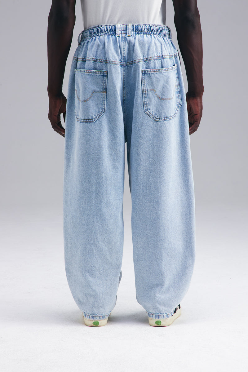 CALÇA BALLON JEANS - LIGHT WASH