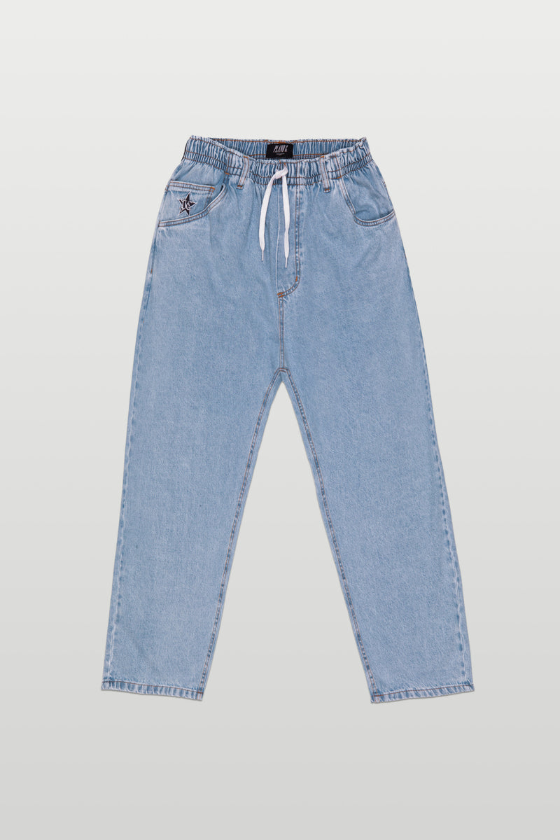 CALÇA BALLON JEANS - LIGHT WASH