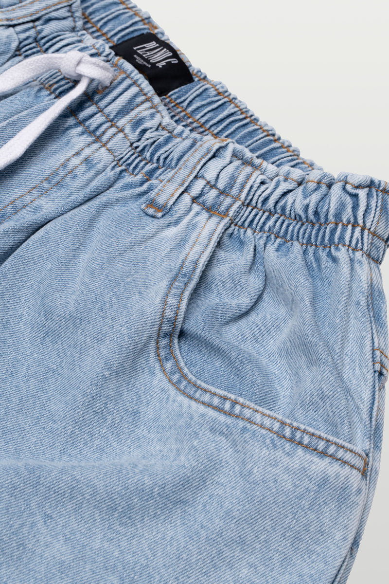 CALÇA BALLON JEANS - LIGHT WASH