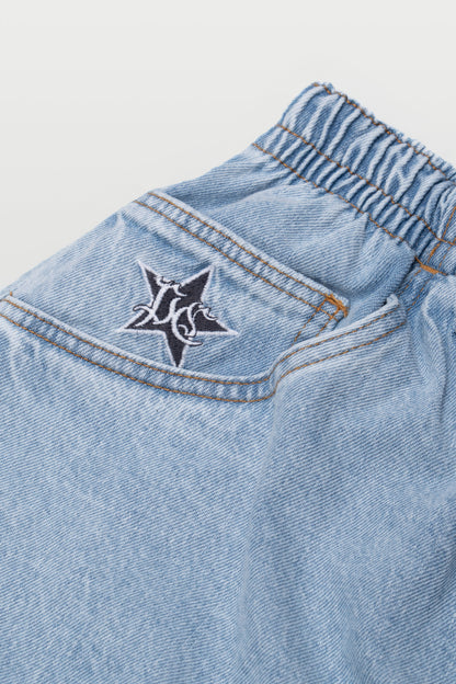 CALÇA BALLON JEANS - LIGHT WASH