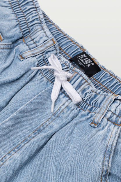 CALÇA BALLON JEANS - LIGHT WASH