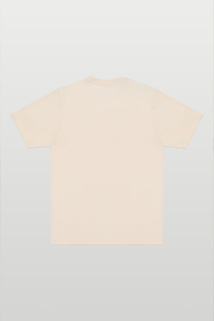 T-SHIRT LOGO AREIA WHITE SAND