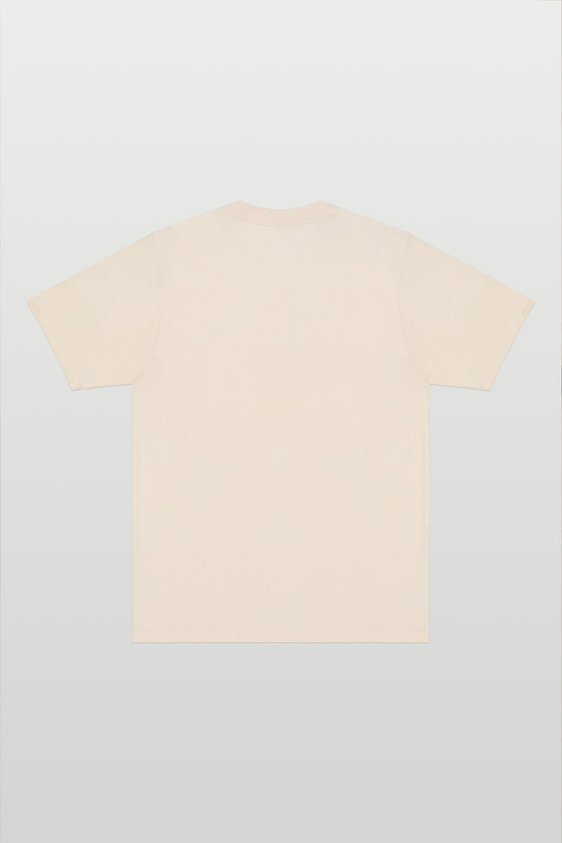 T-SHIRT LOGO AREIA WHITE SAND