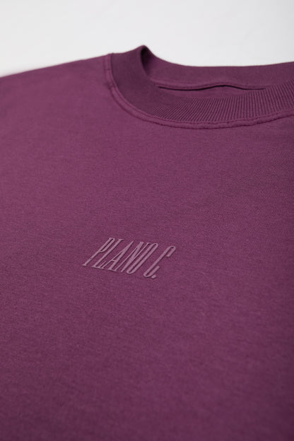 T-SHIRT LOGO ROXO PRUNE