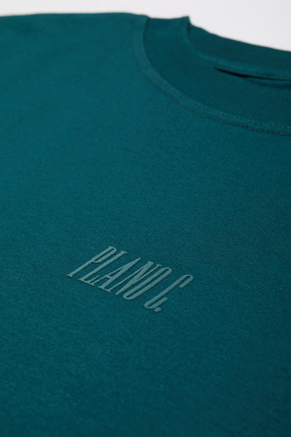 T-SHIRT LOGO VERDE DARK SEA