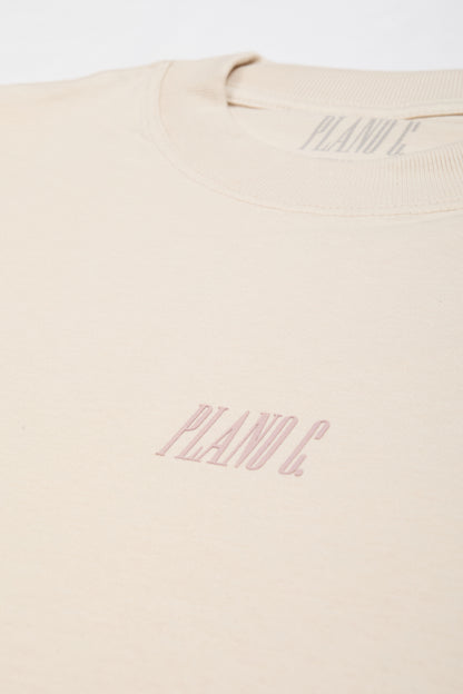 T-SHIRT LOGO AREIA WHITE SAND