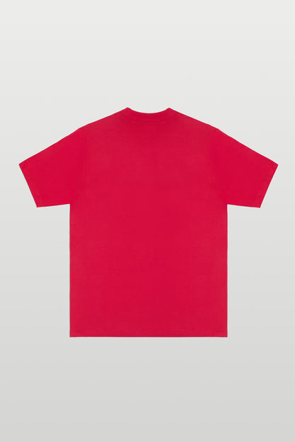 T-SHIRT LOGO VERMELHO CARMINE