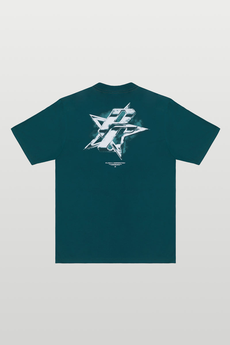 T-SHIRT STAR VERDE DARK SEA