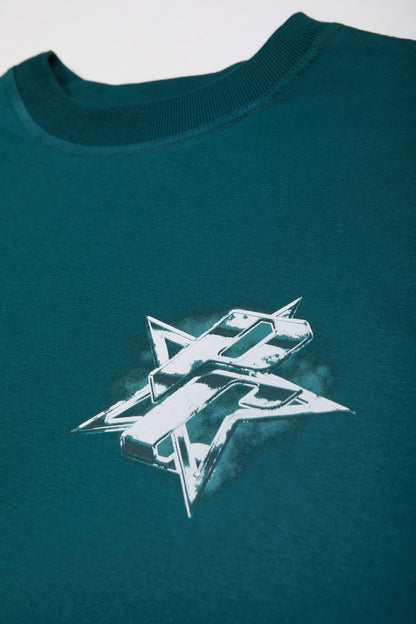 T-SHIRT STAR VERDE DARK SEA