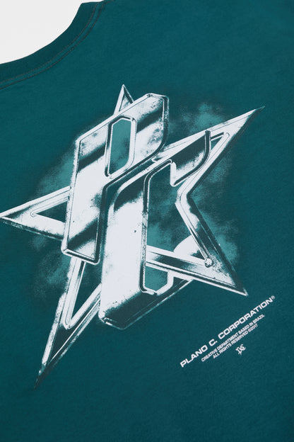 T-SHIRT STAR VERDE DARK SEA