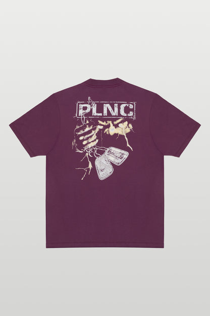 T-SHIRT DOGTAG ROXO PRUNE