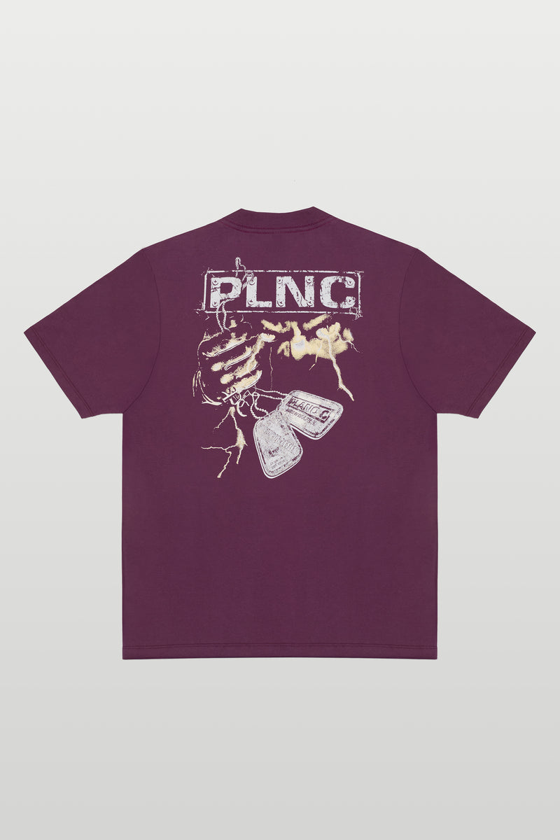 T-SHIRT DOGTAG ROXO PRUNE