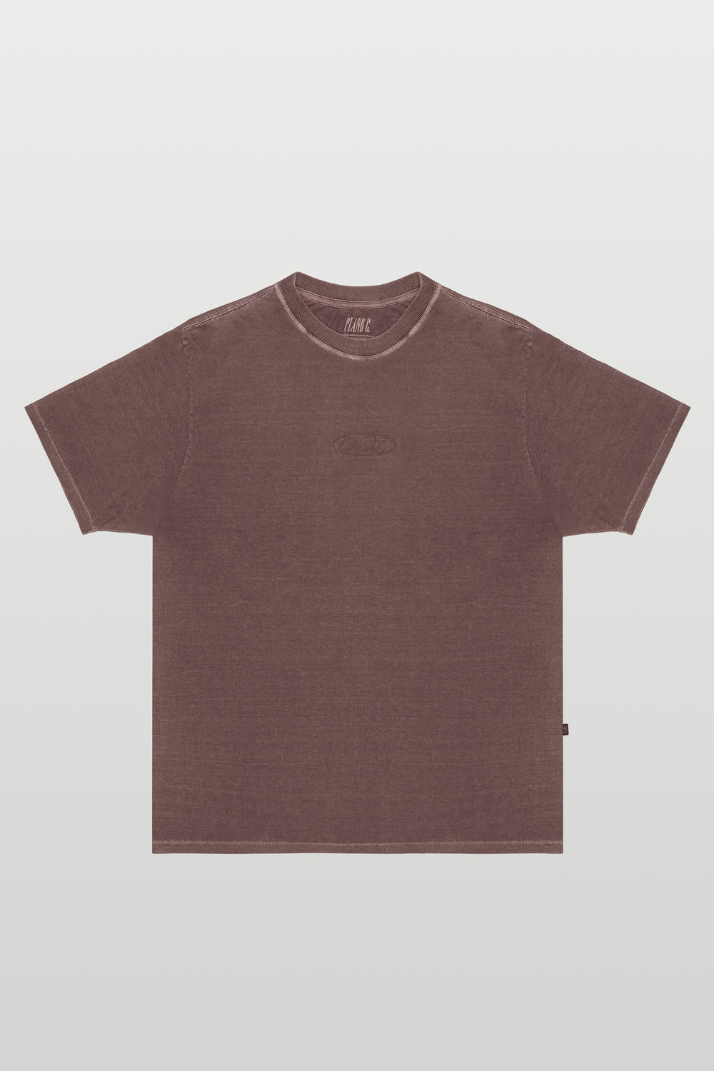 T-SHIRT STONE CLASSIC MARROM LEATHER