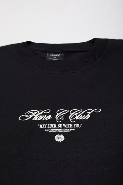 T-SHIRT PLANO C CLUB PRETO