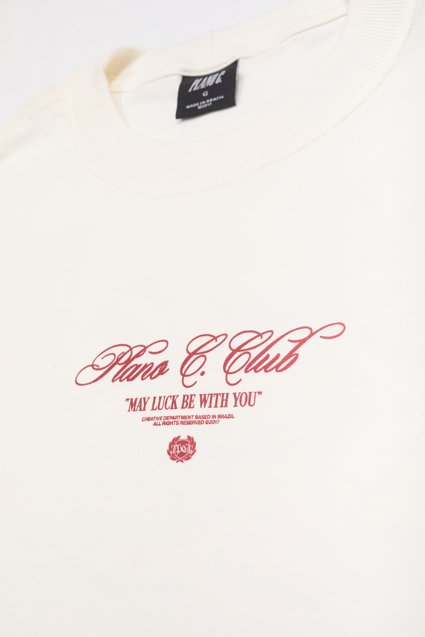T-SHIRT PLANO C CLUB MARFIM