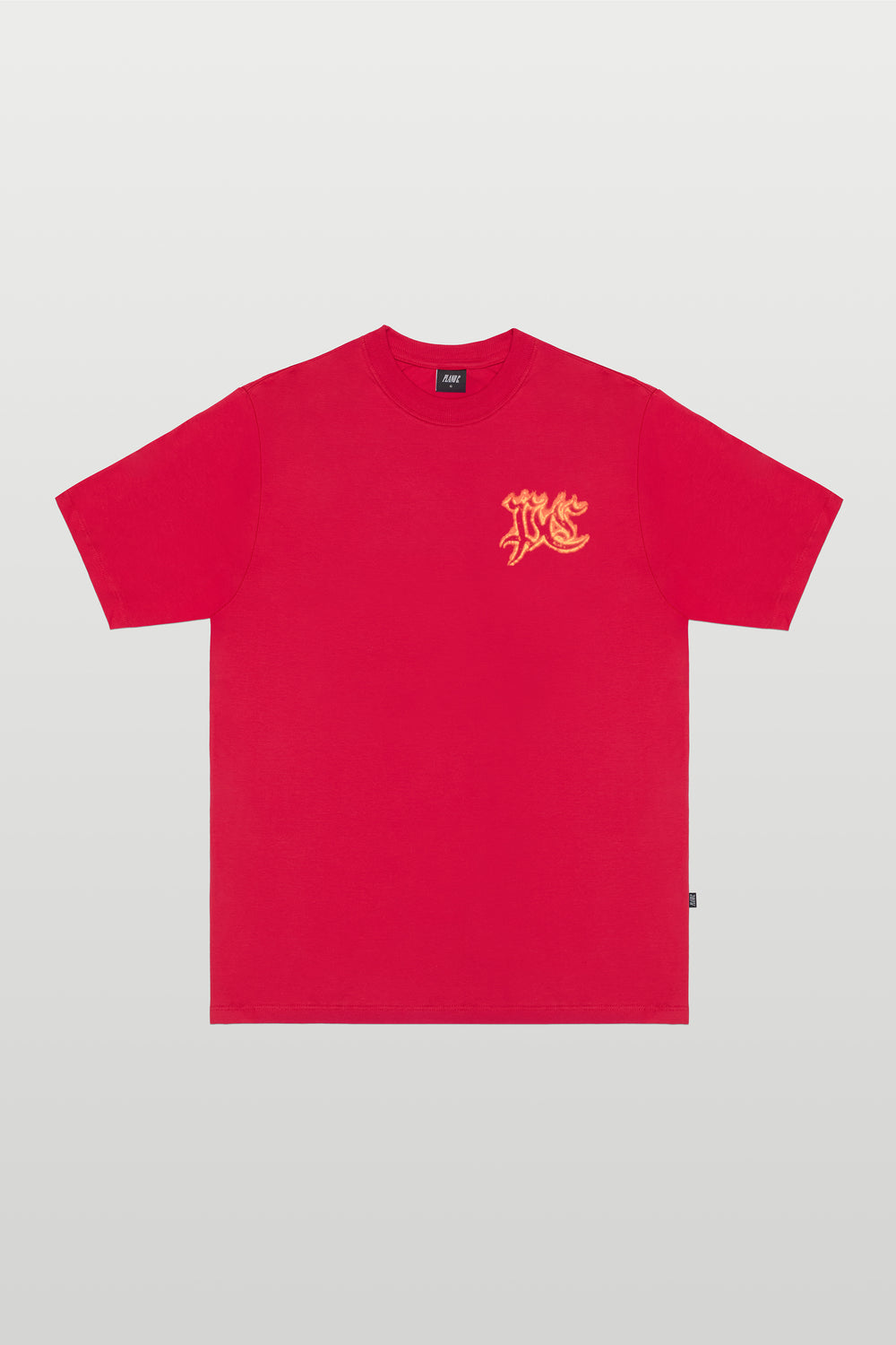 T-SHIRT FLAMES VERMELHO CARMINE