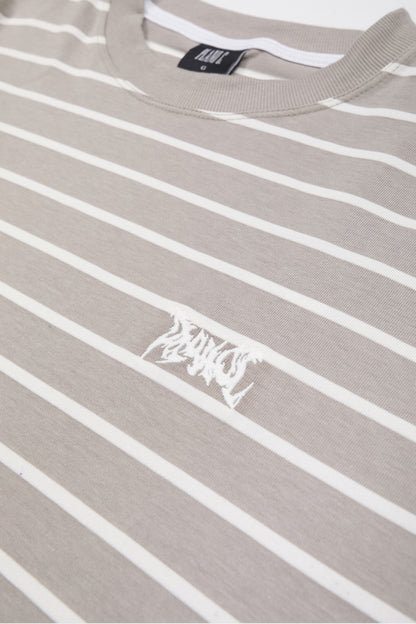 STRIPE TSHIRT FLAME CINZA