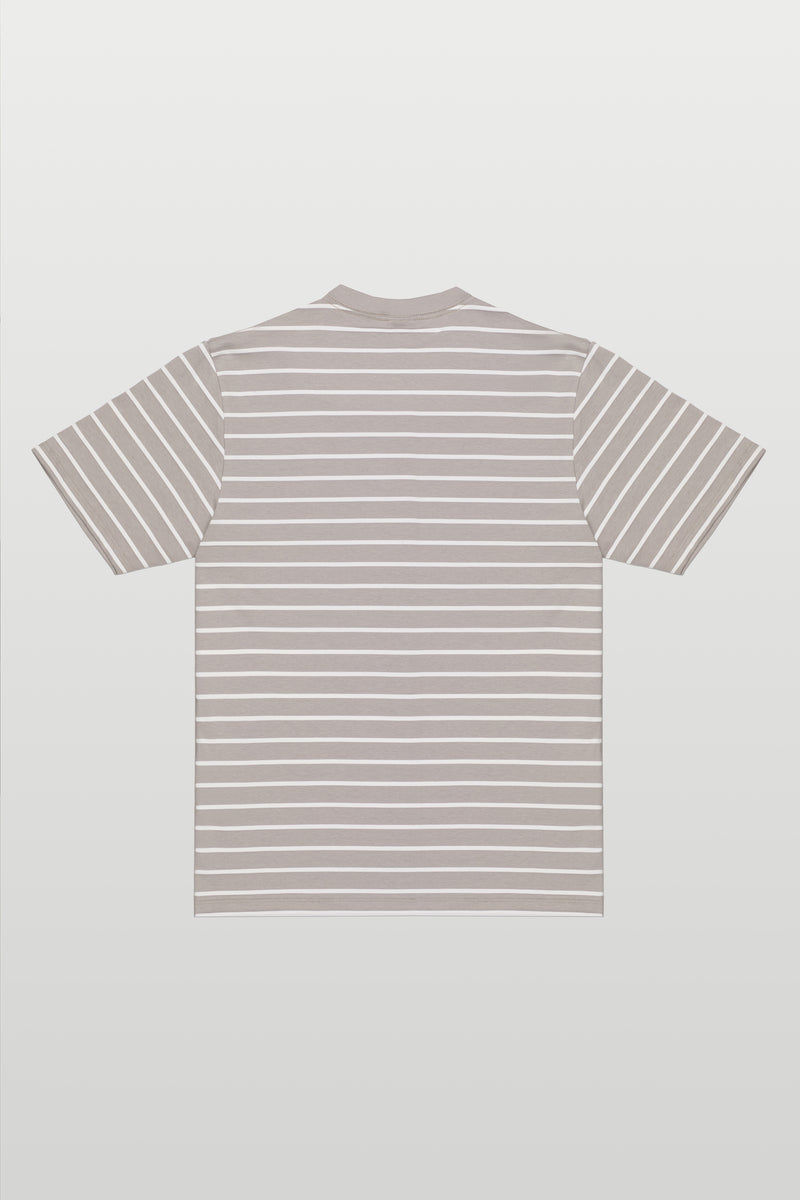 STRIPE TSHIRT FLAME CINZA
