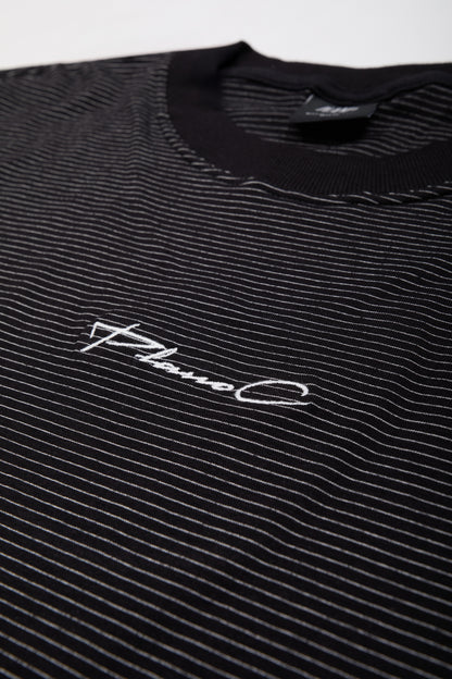 STRIPE TSHIRT SIGNATURE PRETO