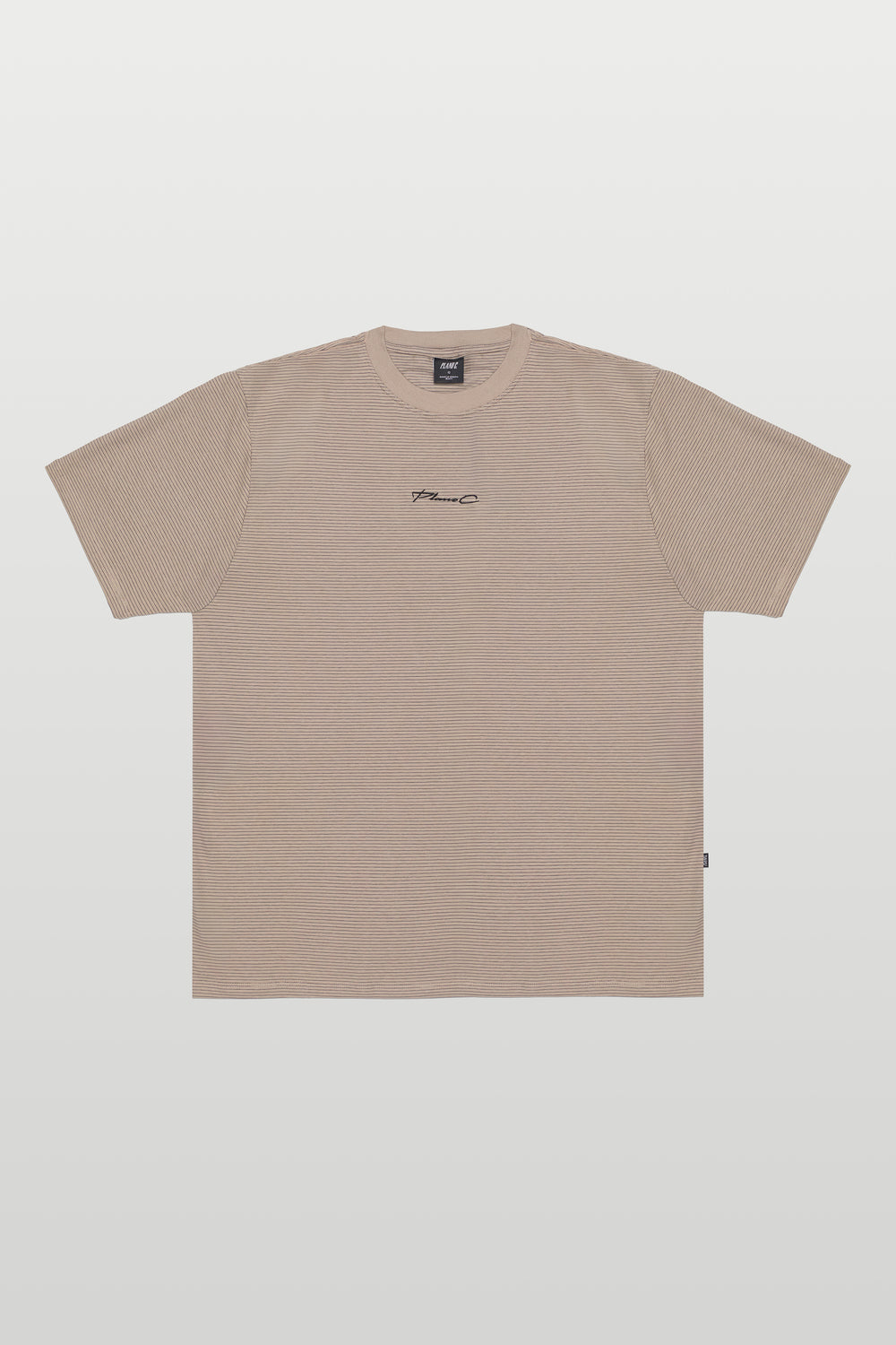 STRIPE TSHIRT SIGNATURE AREIA WHITE SAND